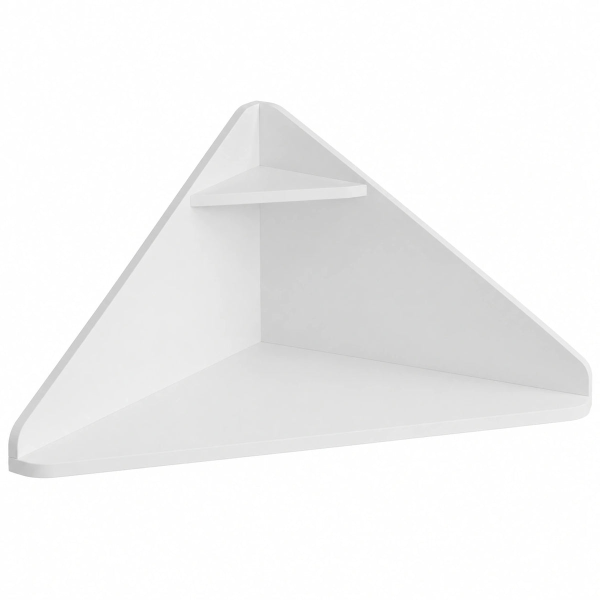 Escritorio Esquinero Colgante Zen Moderno Blanco de Melamina