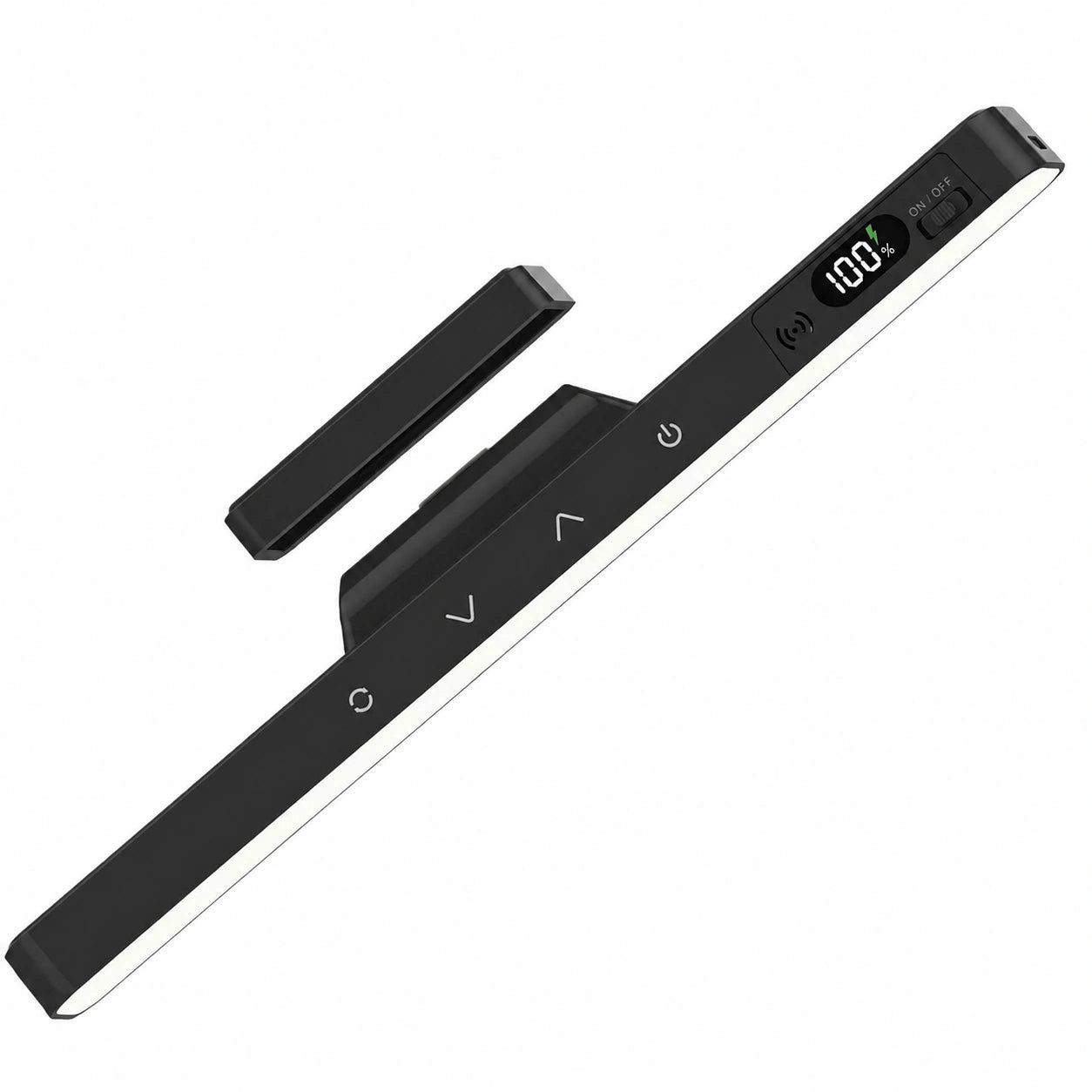 Lámpara Magnética Recargable de 29 cm para Escritorio con Control Remoto, 5 Tonos de Luz y Batería 2500 mAh