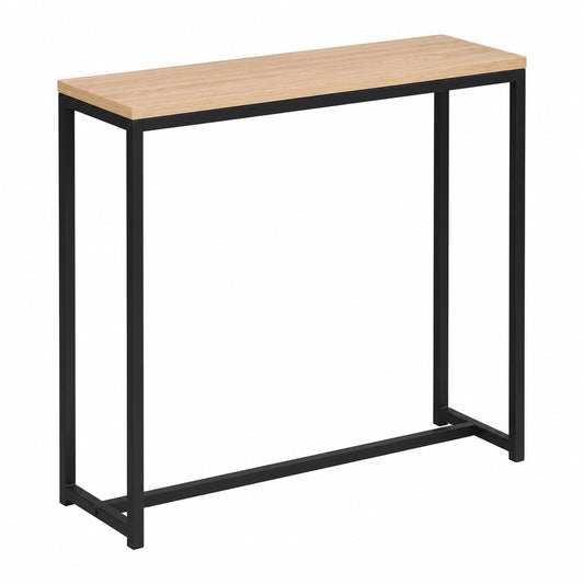 Consola de Estilo Industrial en Madera Marrón - Diseño Detroit