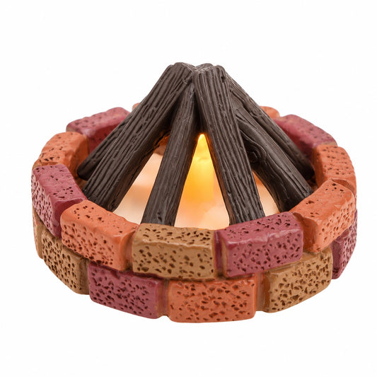 Lámpara de Noche LED de Llama, Luz Decorativa Compacta 5.5 cm para Hogar